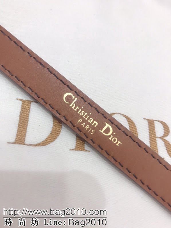 Dior女士腰帶 迪奧經典復古小字母牛皮腰帶  jjp1223